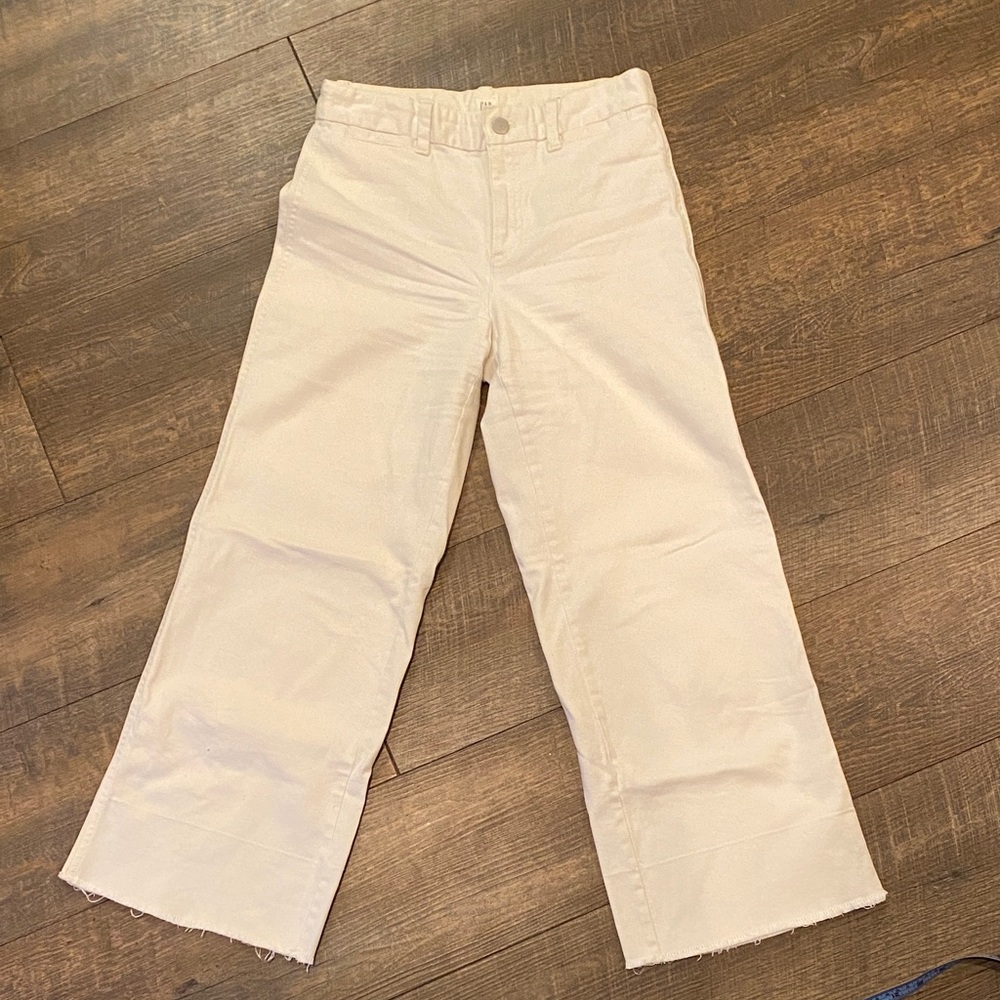 GAP wide leg crop trousers
